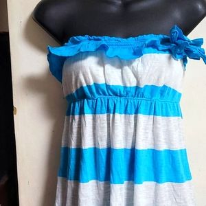 Abercrombie & Fitch strapless top with bow